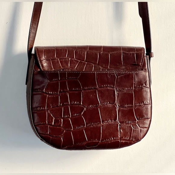 Fossil Crossbody Brown Leather Bag - Picture 2 of 8